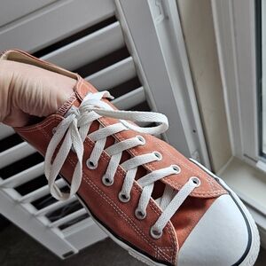 Classic Orange Canvas Sneakers